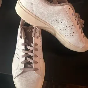adidas | Shoes | Adidas White Leather With Tan Laces New  display picture 1